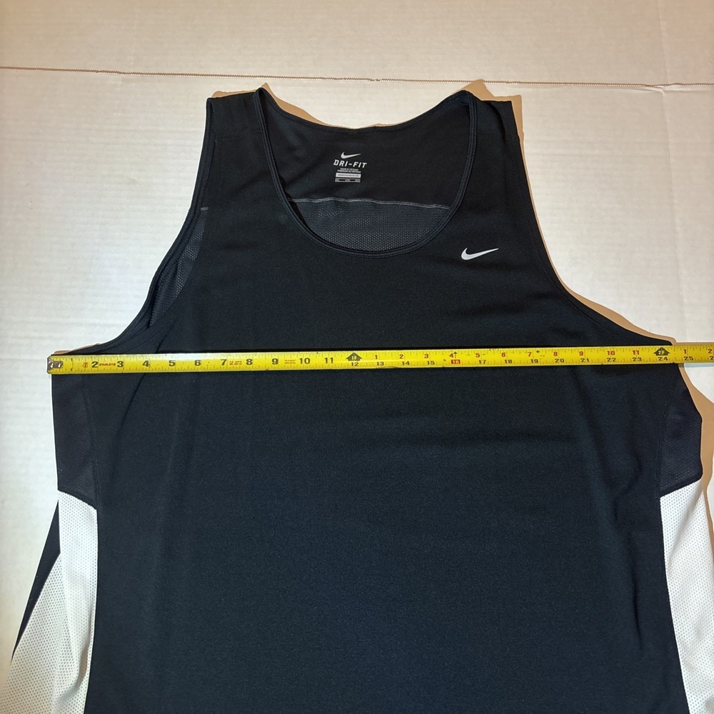 Nike Dri-Fit Basketball Jersey Mens 3XL Navy Blue Sleeveless Athletic Tank Top - Picture 6 of 9